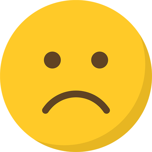 Sad face!